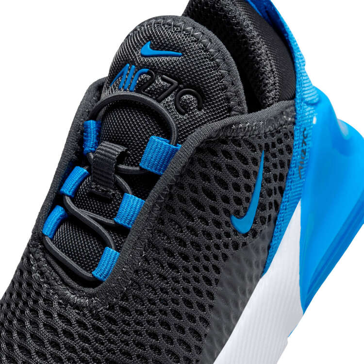 Nike Air Max 270 Toddlers Shoes, Black/Blue, rebel_hi-res
