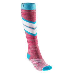 Tahwalhi Womens Stripe Ski Socks, , rebel_hi-res