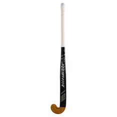 Kookaburra Phantom Jr Wood Hockey Stick, Black/Silver, rebel_hi-res