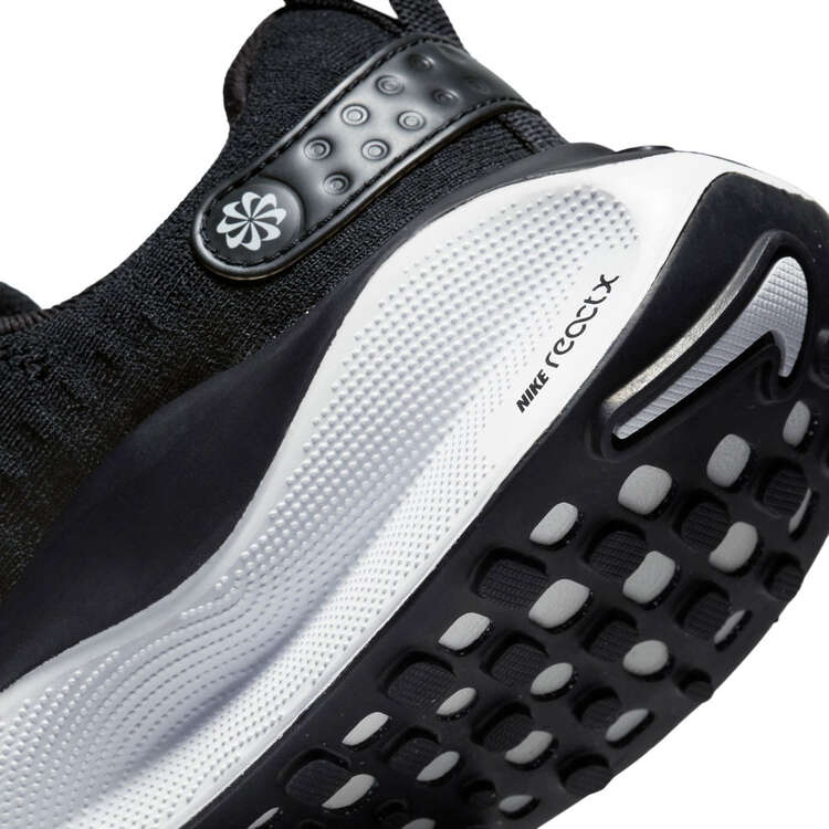 Nike InfinityRN 4 Womens Running Shoes, Black/White, rebel_hi-res