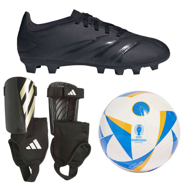 adidas Predator Kids Boots, Blue Soccer Ball & Shin Guard Set, , rebel_hi-res