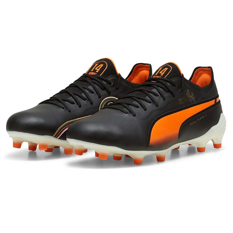 Puma King Ultimate Cruyff Football Boots, Black/White, rebel_hi-res
