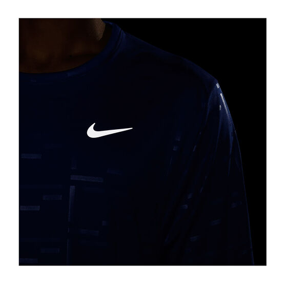 Nike Dri-FIT UV Run Division Miler Top, Blue, rebel_hi-res
