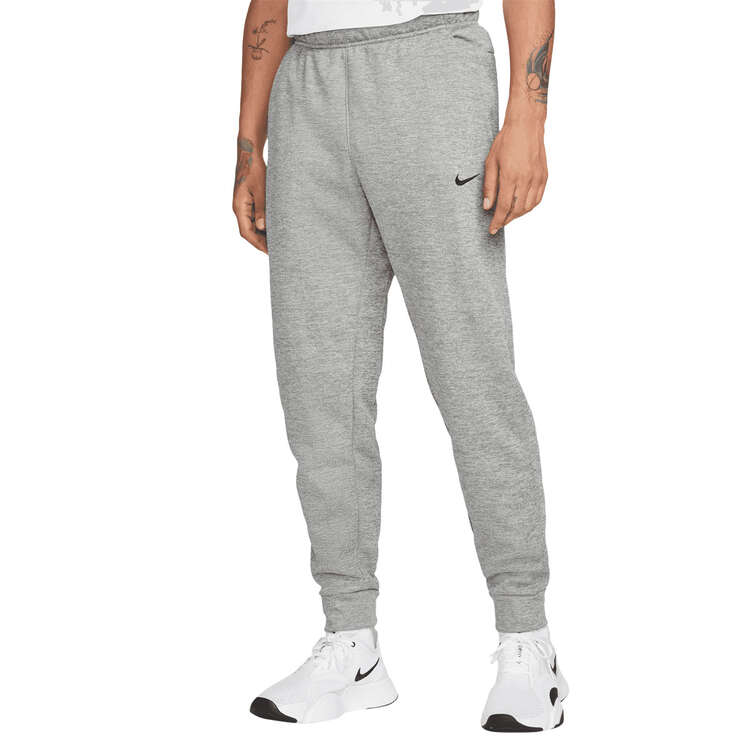 Nike Mens Therma-FIT Tapered Training Pants Grey S, Grey, rebel_hi-res