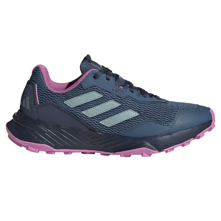 adidas Terrex Tracefinder Womens Trail Running Shoes Navy/Purple US 5, Navy/Purple, rebel_hi-res
