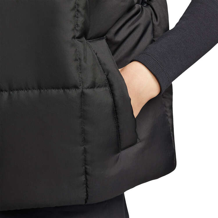 Nike Womens Sportswear Therma-FIT Classic Puffer Vest, Black, rebel_hi-res