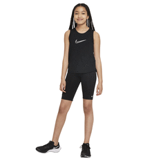 Nike Girls Dri-FIT One Bike Shorts, Black, rebel_hi-res
