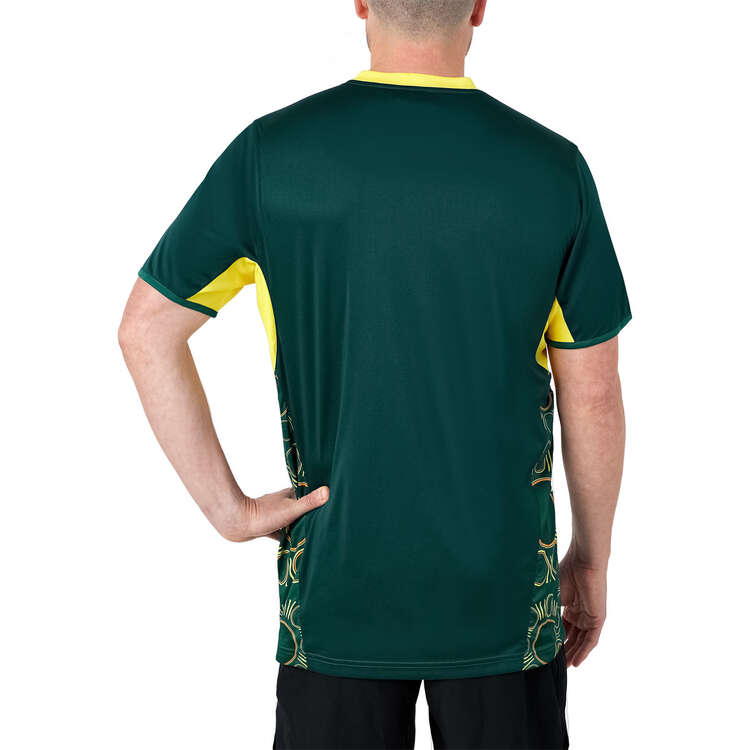 Cricket Australia Mens 2023/24 Replica T20 Shirt, Green, rebel_hi-res