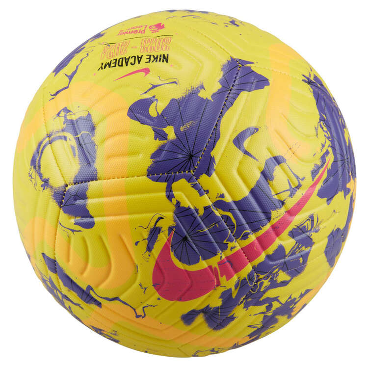 Nike 2023/24 Premier League Academy Soccer Ball Yellow 3, Yellow, rebel_hi-res