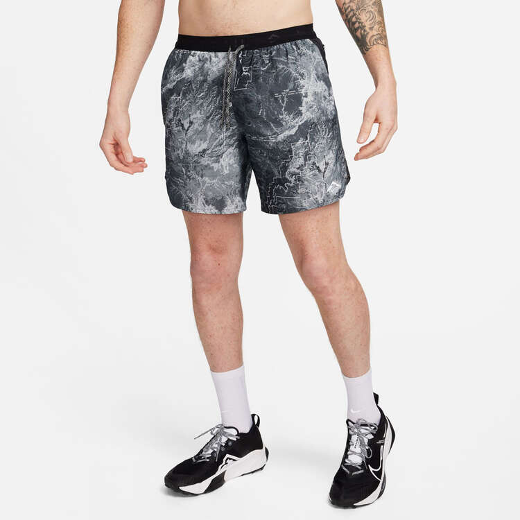Nike Mens Dri-FIT Stride 7inch Running Shorts Grey XXS, Grey, rebel_hi-res