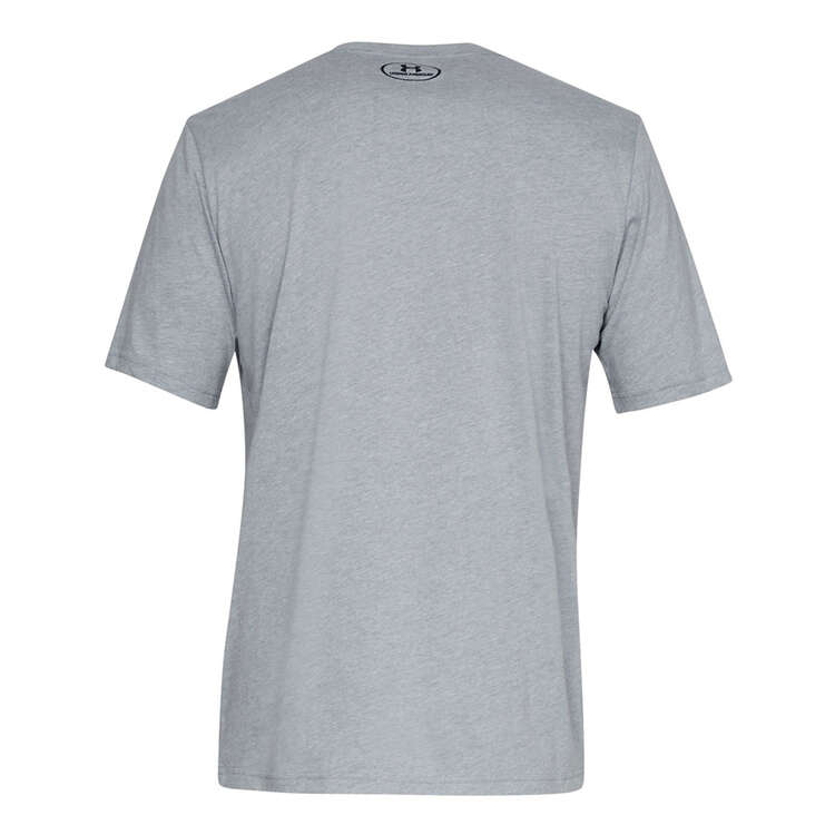 Under Armour Mens Sportstyle Left Chest Tee, Grey, rebel_hi-res