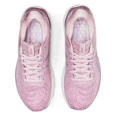 Asics GEL Nimbus 24 Womens Running Shoes, Blush/White, rebel_hi-res