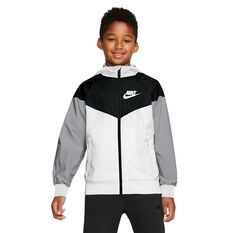 Nike Boys Sportswear Windrunner Jacket White/Black XS, , rebel_hi-res
