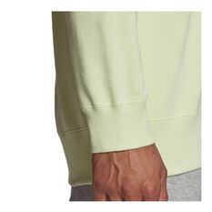 adidas Mens Essentials Feel Vivid Drop Shoulder Sweatshirt, Green, rebel_hi-res