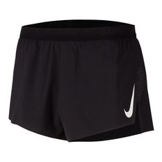 Nike Mens AeroSwift 2 inch Running Shorts, Black, rebel_hi-res