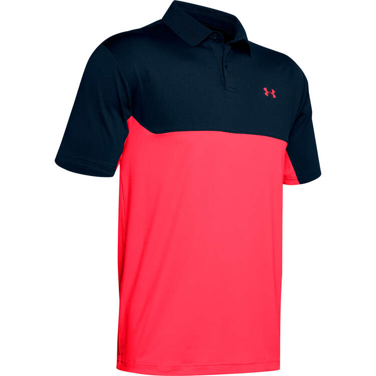 Under Armour Mens Colorblock Performance Polo, , rebel_hi-res