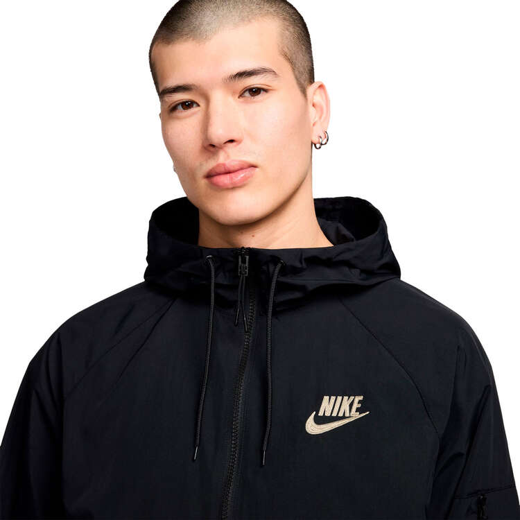 Nike Mens Sportswear Windrunner Unlined Woven Anorak, Black, rebel_hi-res