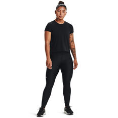 Under Armour Womens Knockout Tee, Black, rebel_hi-res