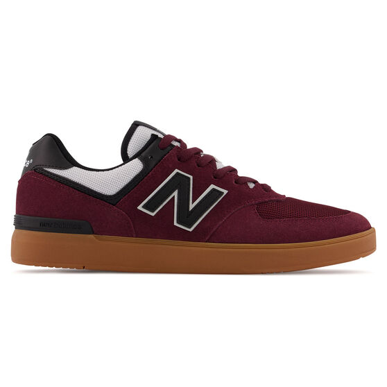 New Balance Court 574 Mens Casual Shoes, Red, rebel_hi-res