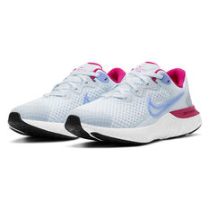 Nike Renew Run 2 GS Kids Running Shoes, Grey/Purple, rebel_hi-res
