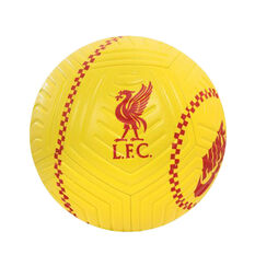 Liverpool FC 2021 Strike Soccer Ball, Yellow/Red, rebel_hi-res