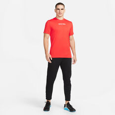 Nike Pro Mens Dri-FIT Training Tee, Red, rebel_hi-res