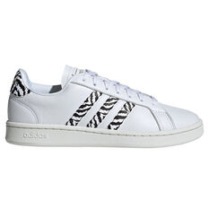 adidas Grand Court Womens Casual Shoes White US 6, White, rebel_hi-res