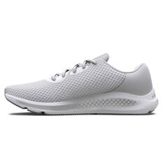 Under Armour Charged Pursuit 3 Womens Running Shoes, White, rebel_hi-res