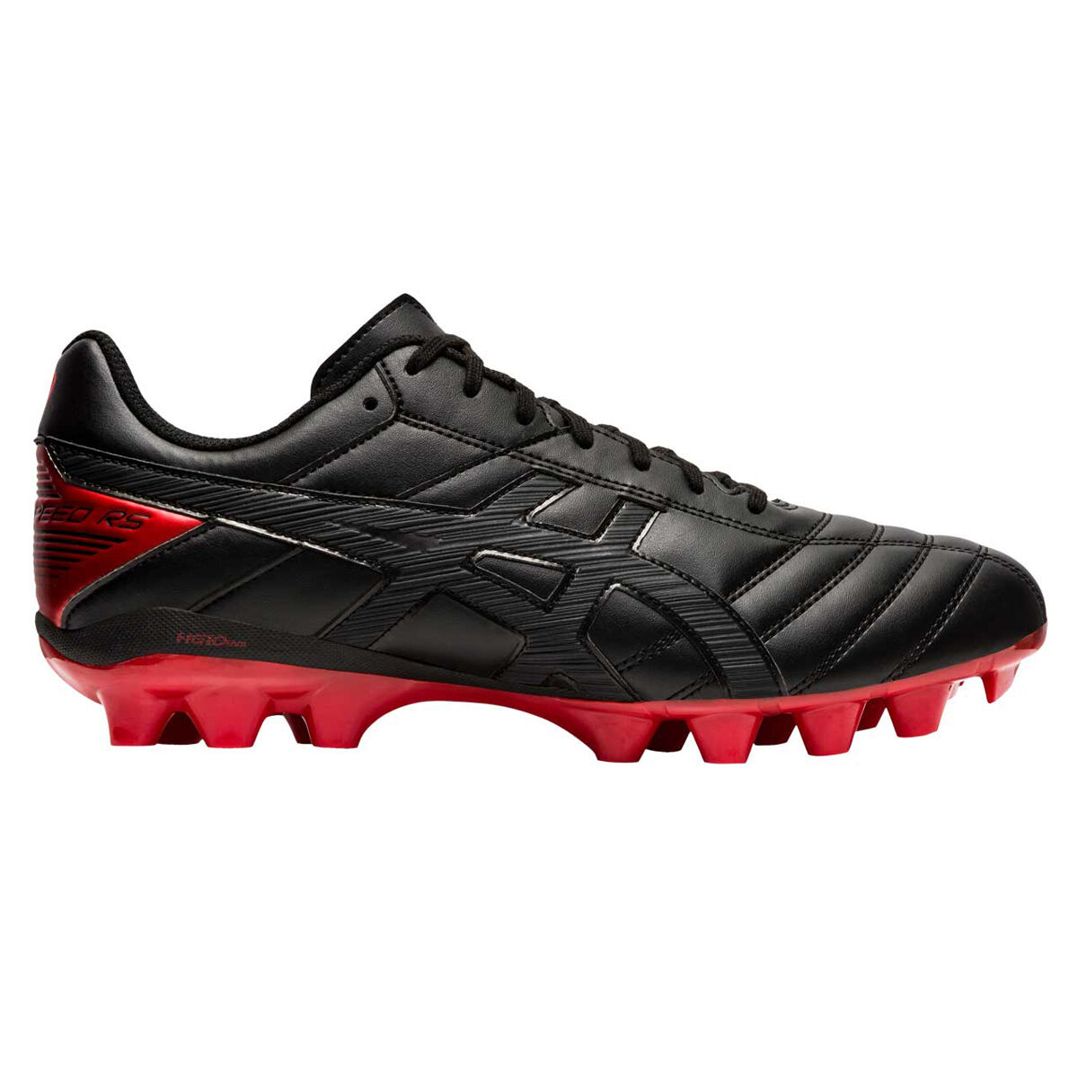 red asics football boots