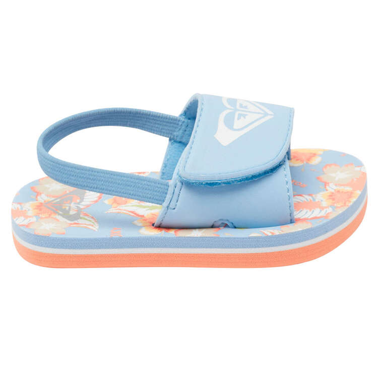 Roxy Finn Toddlers Sandals Blue/Orange US 5, Blue/Orange, rebel_hi-res