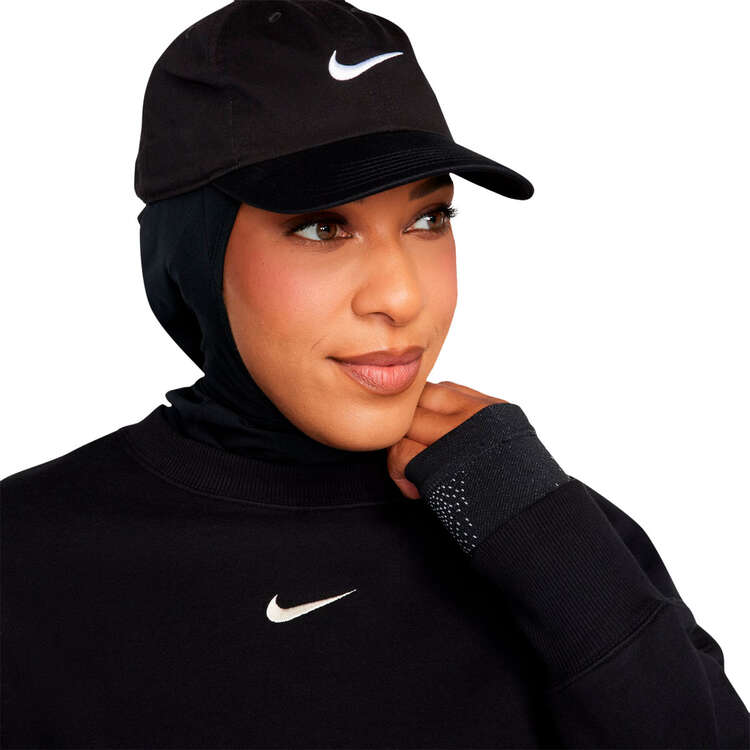 Nike Womens Sportswear Phoenix Fleece Oversized Crewneck Sweatshirt., Black, rebel_hi-res