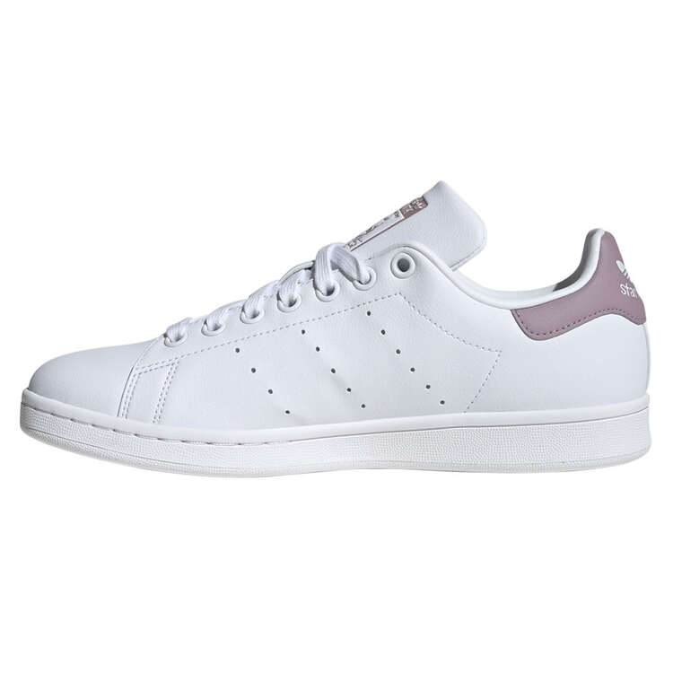 adidas Originals Stan Smith Womens Casual Shoes, White/Lilac, rebel_hi-res