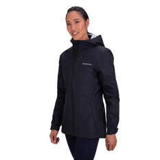 macpac Womens Mistral Rain Jacket, Black, rebel_hi-res