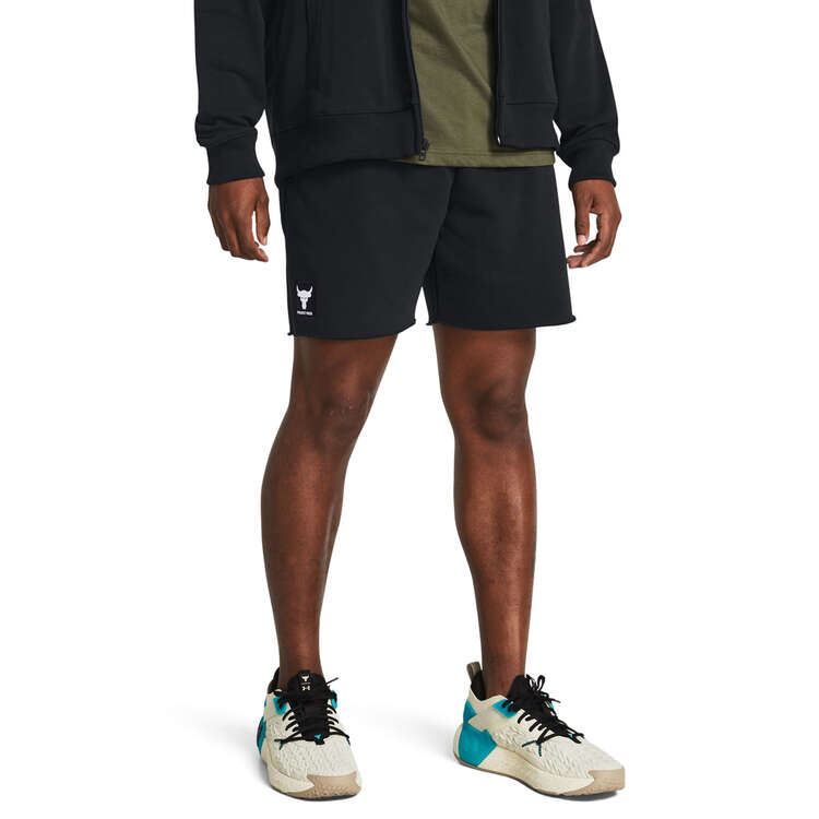 Under Armour Mens Project Rock Terry Shorts, , rebel_hi-res