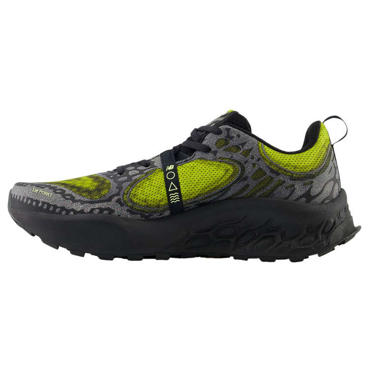 New Balance Fresh Foam X Hierro v8 Mens Trail Running Shoes, Black/Lime, rebel_hi-res