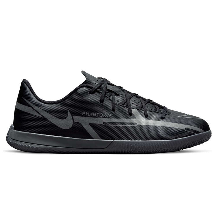 Nike Phantom GT2 Club Kids Indoor Soccer Shoes Black/Grey US 10, Black/Grey, rebel_hi-res