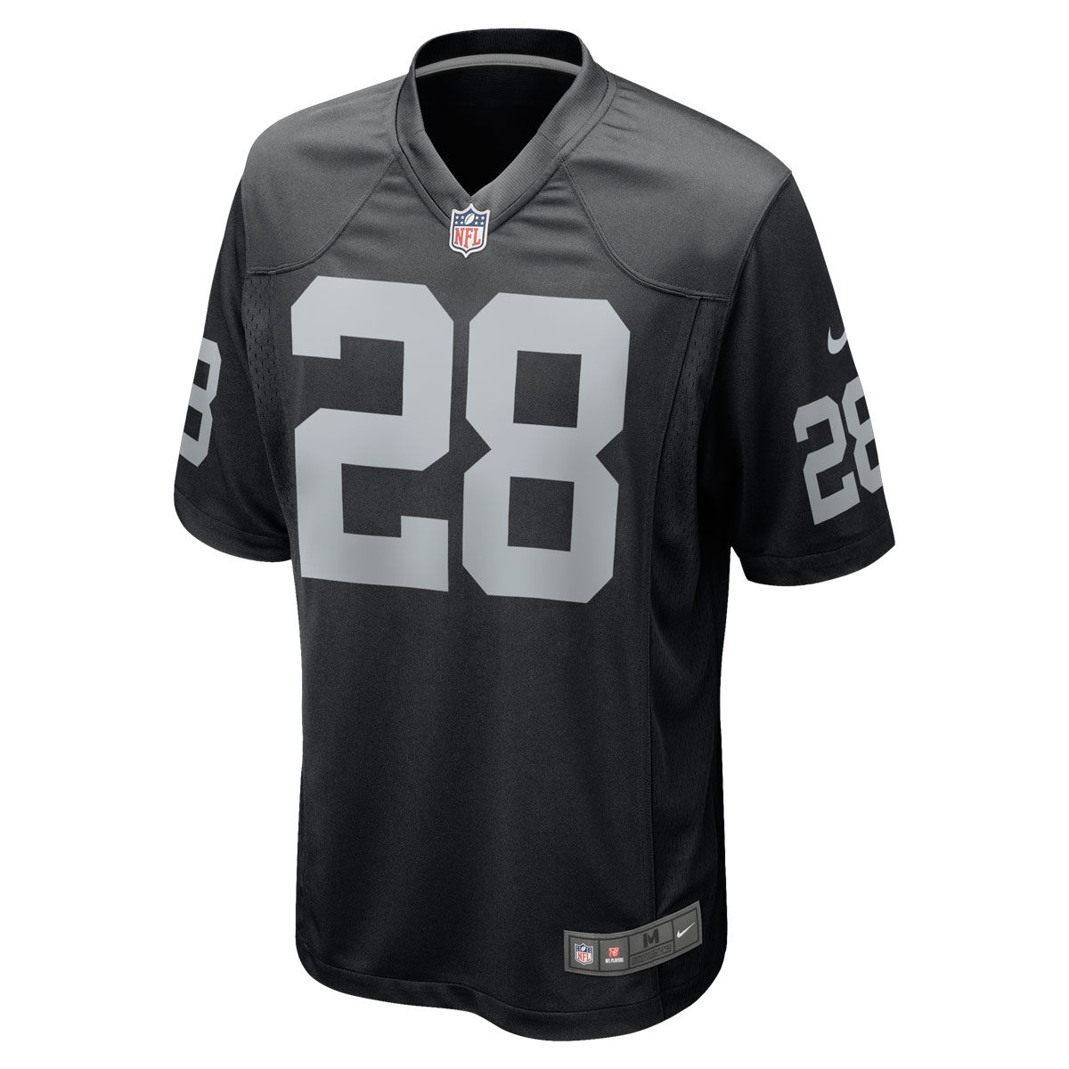 Las Vegas Raiders Josh Jacobs Mens Home Jersey Black S Rebel Sport