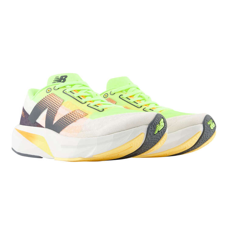 New Balance FuelCell Rebel V4 Mens Running Shoes, White/Black, rebel_hi-res