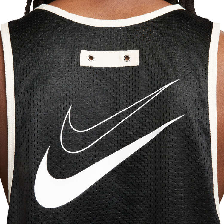 Nike Mens Kevin Durant Dri-FIT Mesh Basketball Jersey, Black/White, rebel_hi-res
