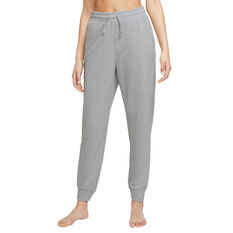 Nike Womens Yoga Dri-FIT 7/8 Fleece Pants, Grey, rebel_hi-res