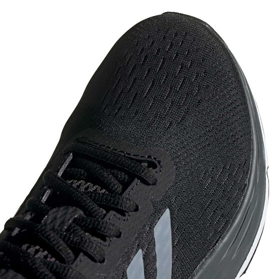 adidas Response Super GS Kids Running Shoes Black/White US 4, Black/White, rebel_hi-res