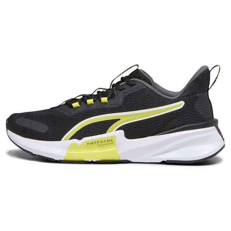 Puma PWRFRAME TR 2 Mens Training Shoes, Black/Yellow, rebel_hi-res
