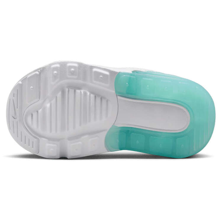 Nike Air Max 270 Toddlers Shoes, White/Green, rebel_hi-res