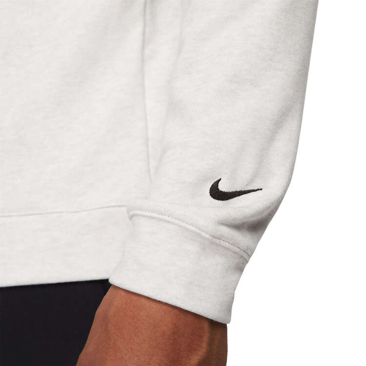 Nike Mens Dri-FIT Track Club Fleece Running Sweatshirt Grey S, Grey, rebel_hi-res