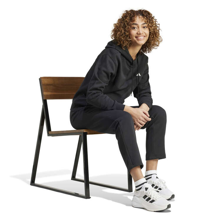 adidas Womens Feel Cozy Track Pants, Black, rebel_hi-res