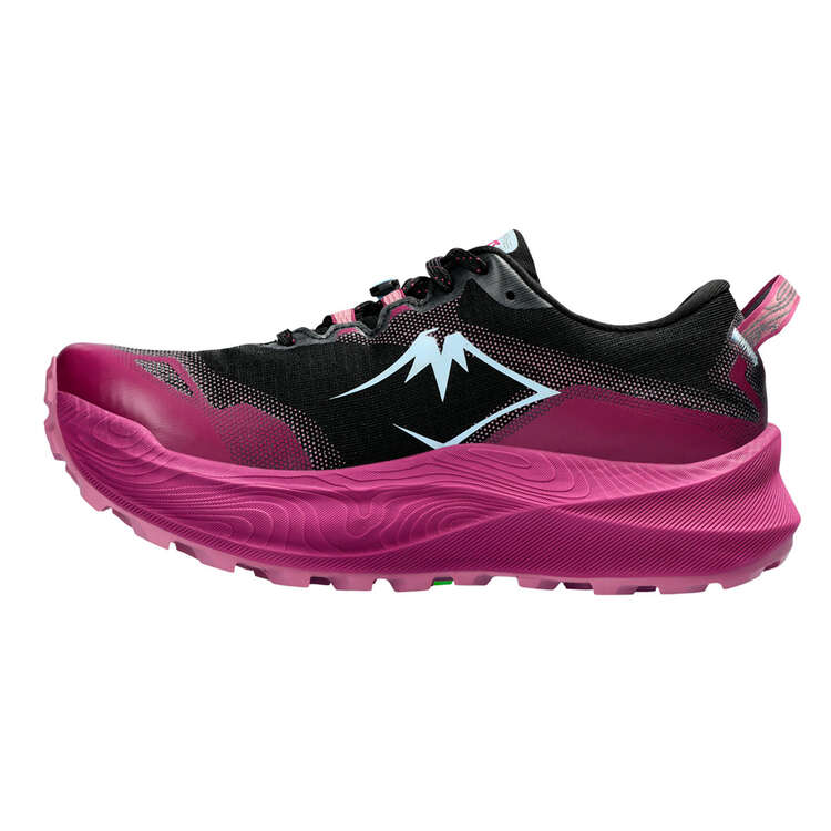 Asics Trabuco Max 2 Womens Trail Running Shoes, Grey/Mint, rebel_hi-res