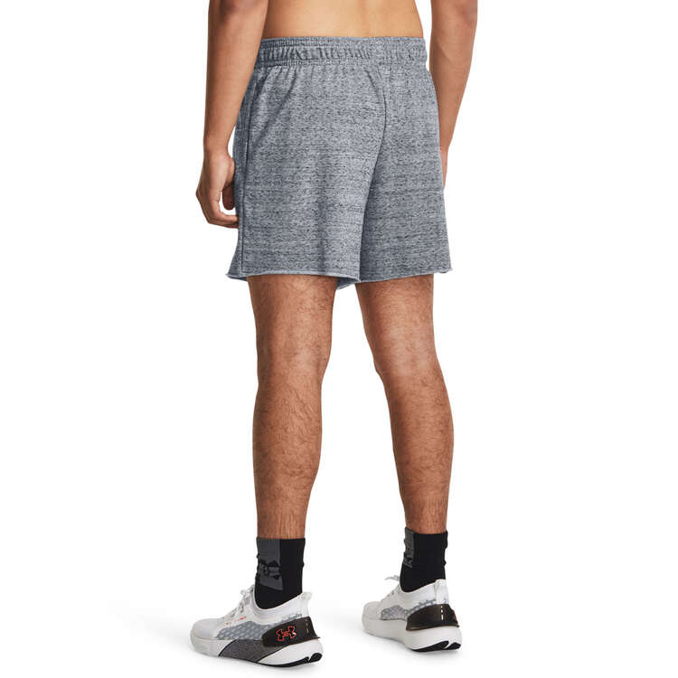 Under Armour UA Rival Terry 6-inch Shorts, Grey, rebel_hi-res