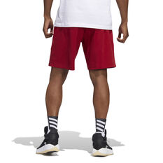 adidas Mens Donovan Mitchell Shorts, Red, rebel_hi-res
