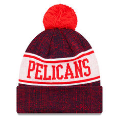 New Orleans Pelicans New Era Pom Knit Beanie, , rebel_hi-res
