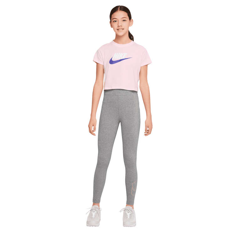 Nike Girls Sportswear Futura Crop Tee, Pink, rebel_hi-res